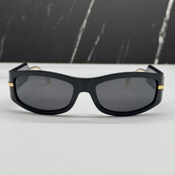 NEW FE40120I 01A FENDI SUNGLASSES SHINY BLACK WOMEN EYEWEAR FENDI - Picture 3 of 11